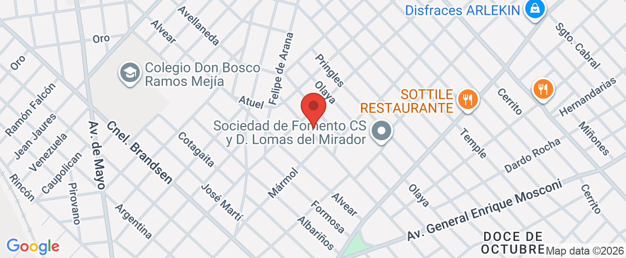 Mapa de la ubicación