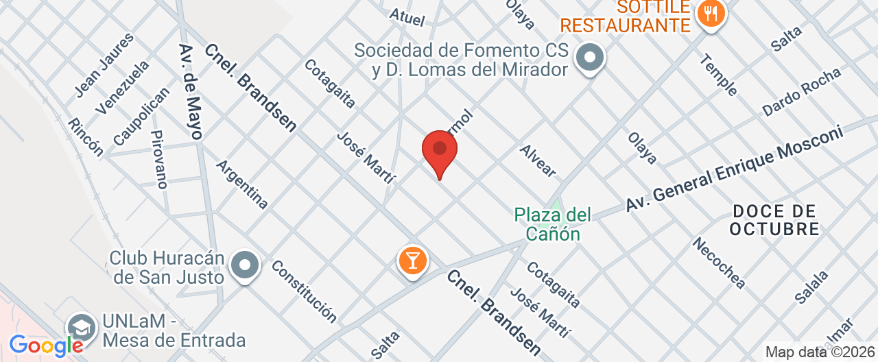 Mapa de la ubicación