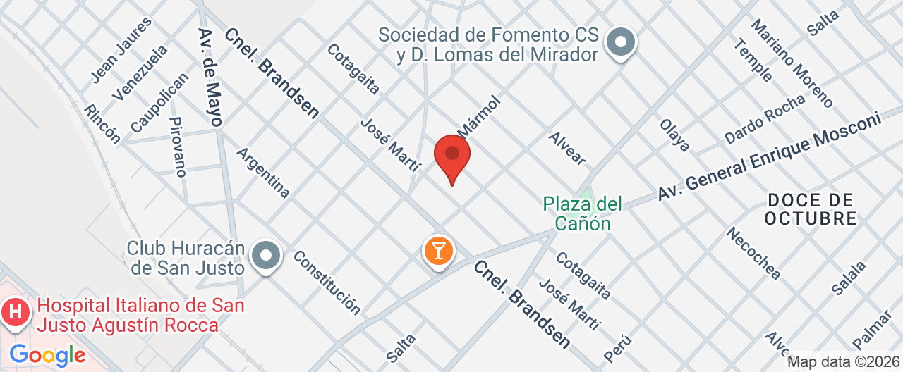 Mapa de la ubicación