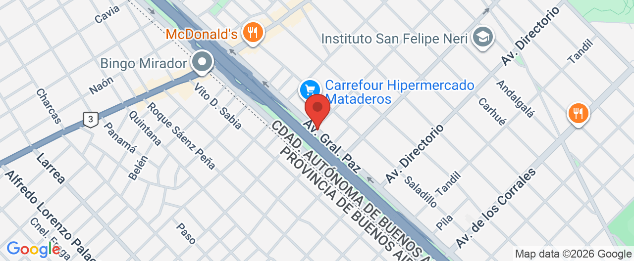 Mapa de la ubicación