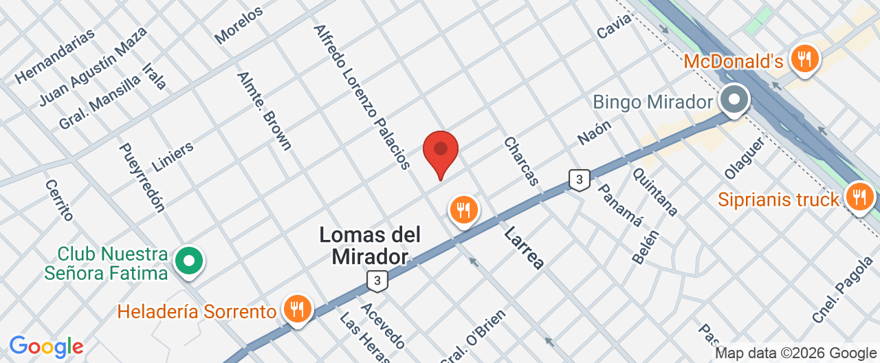 Mapa de la ubicación
