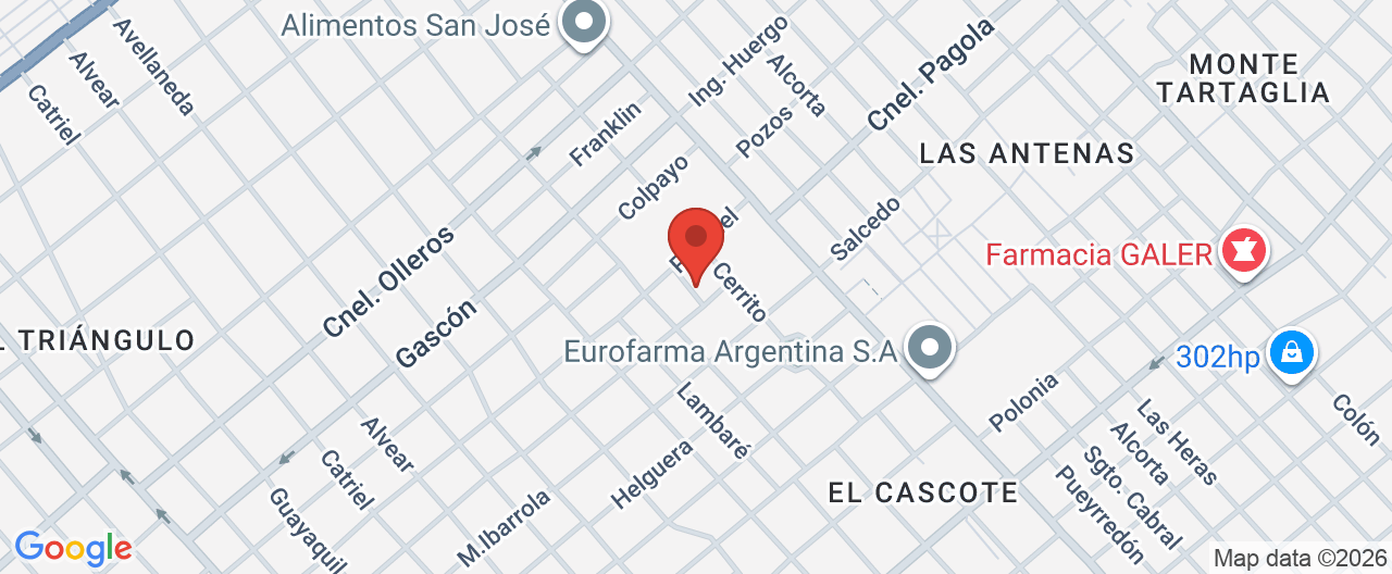 Mapa de la ubicación