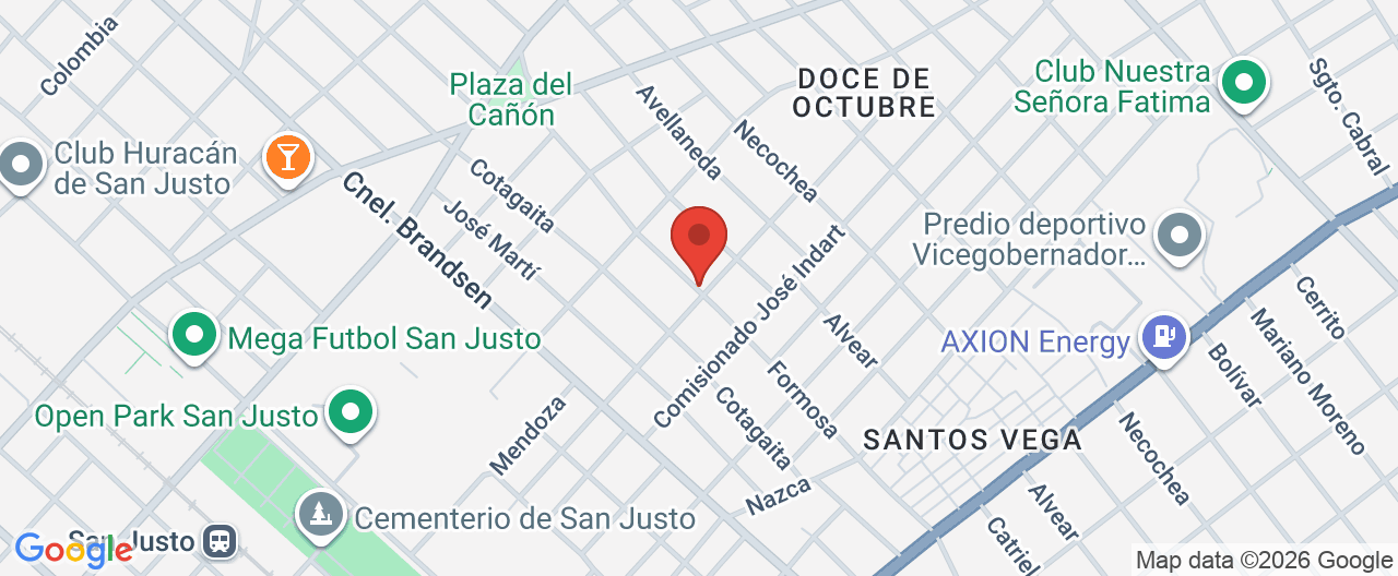 Mapa de la ubicación