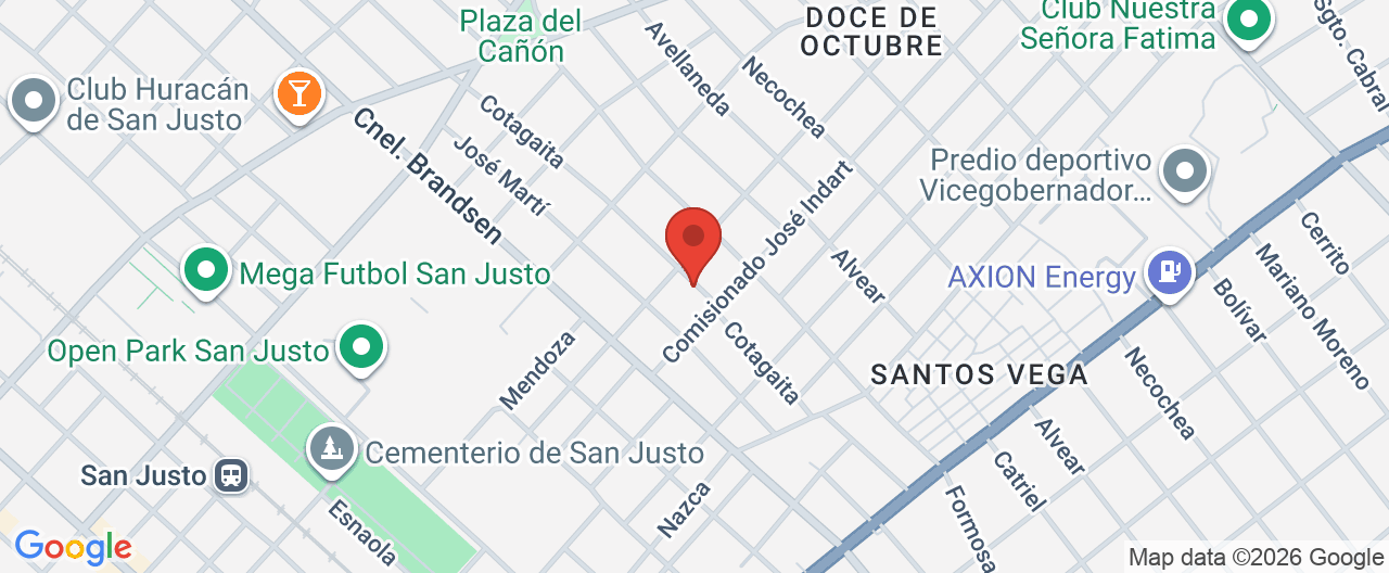Mapa de la ubicación