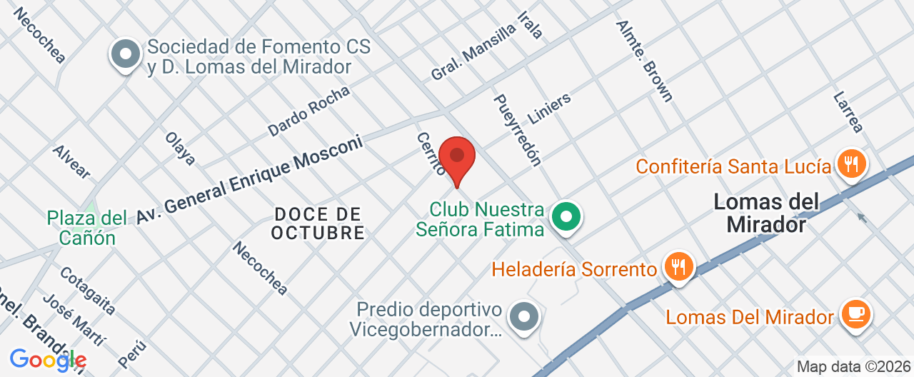 Mapa de la ubicación