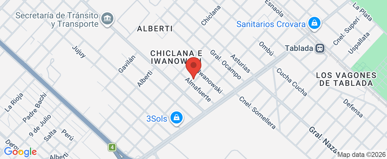 Mapa de la ubicación