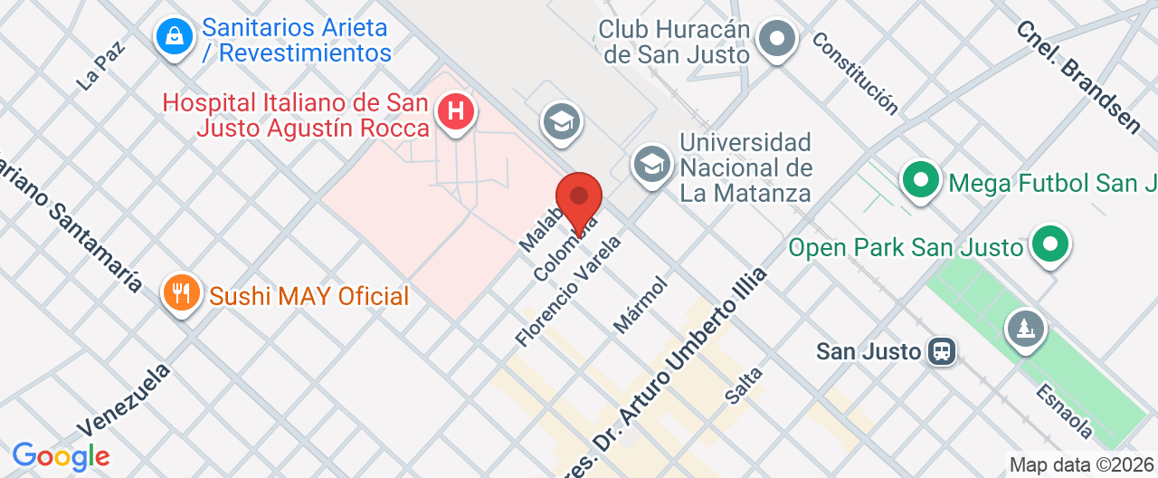 Mapa de la ubicación