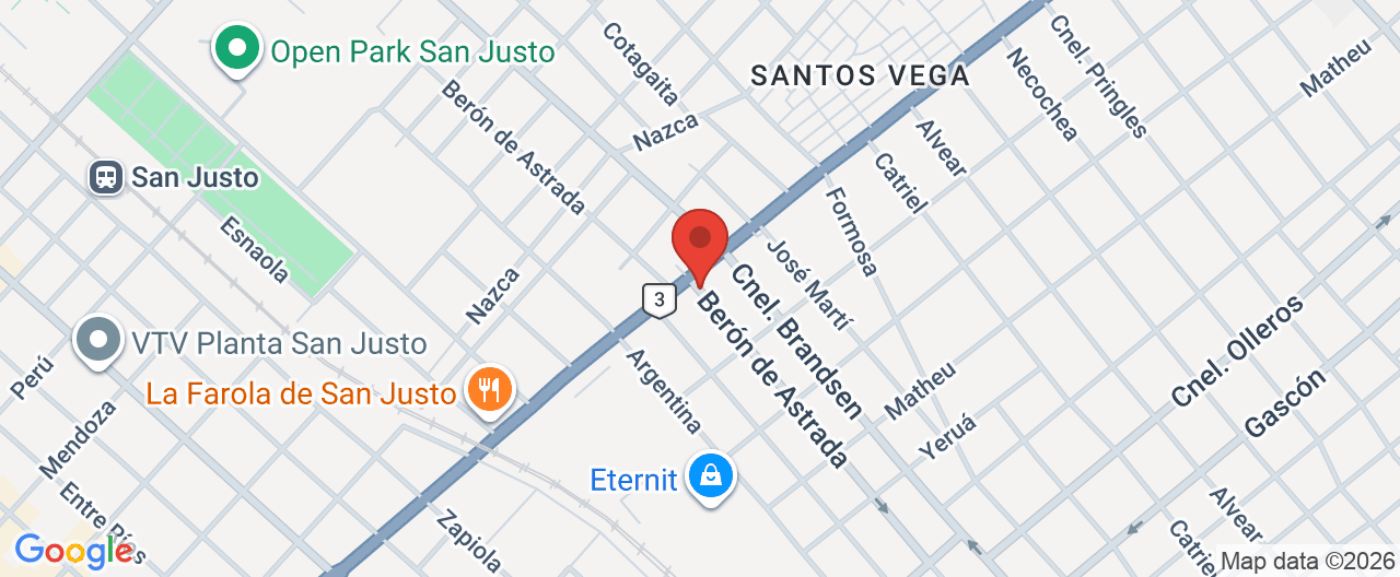 Mapa de la ubicación
