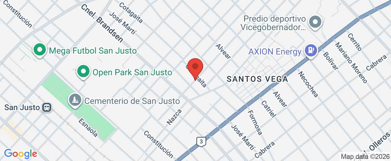 Mapa de la ubicación