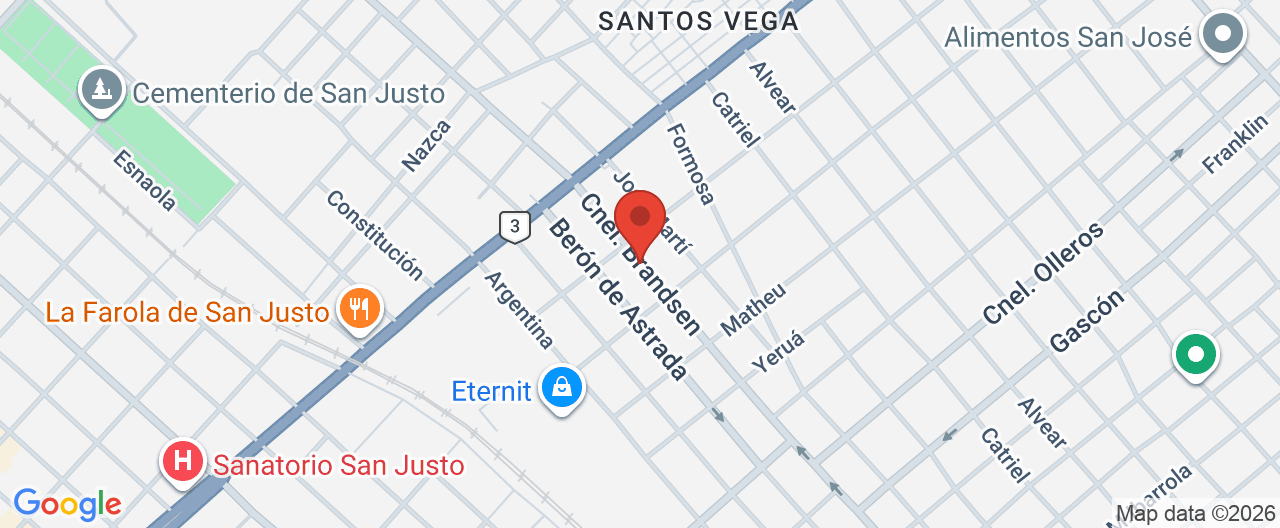 Mapa de la ubicación