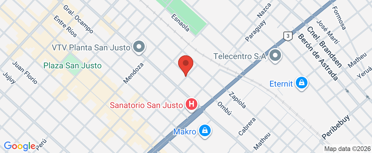 Mapa de la ubicación