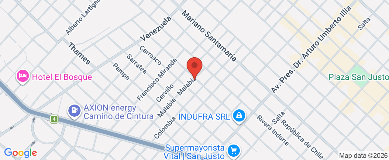 Mapa de la ubicación