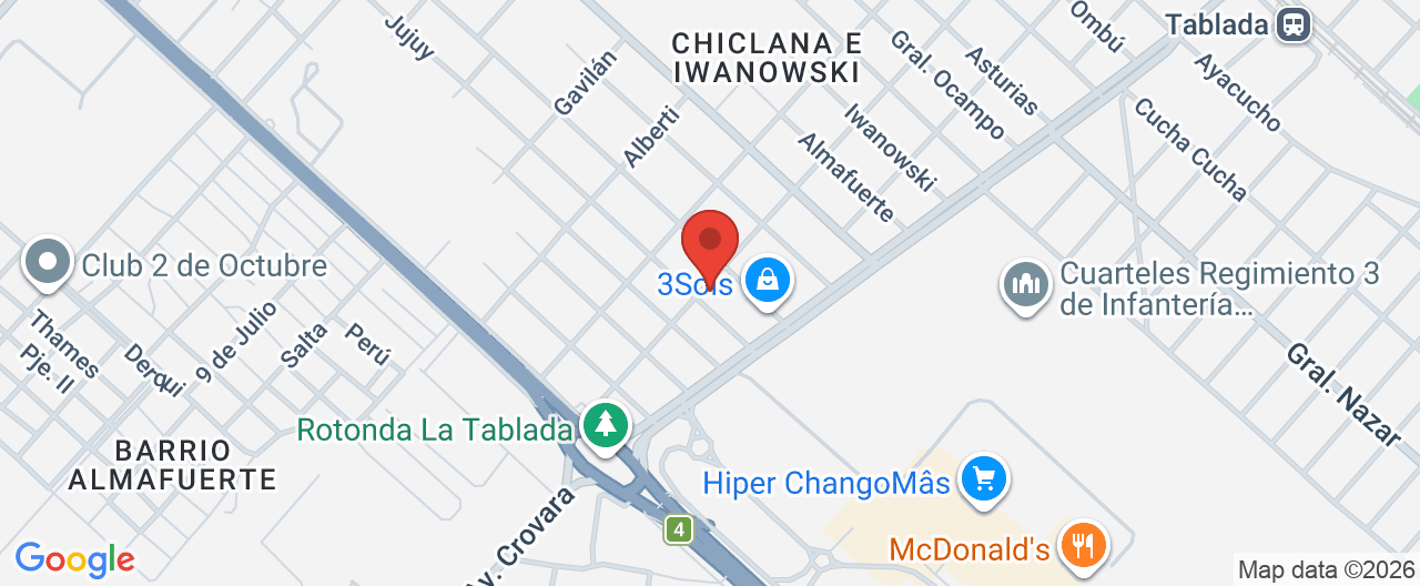 Mapa de la ubicación