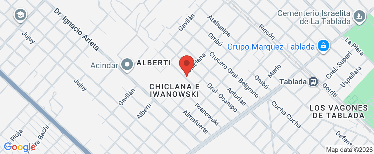 Mapa de la ubicación