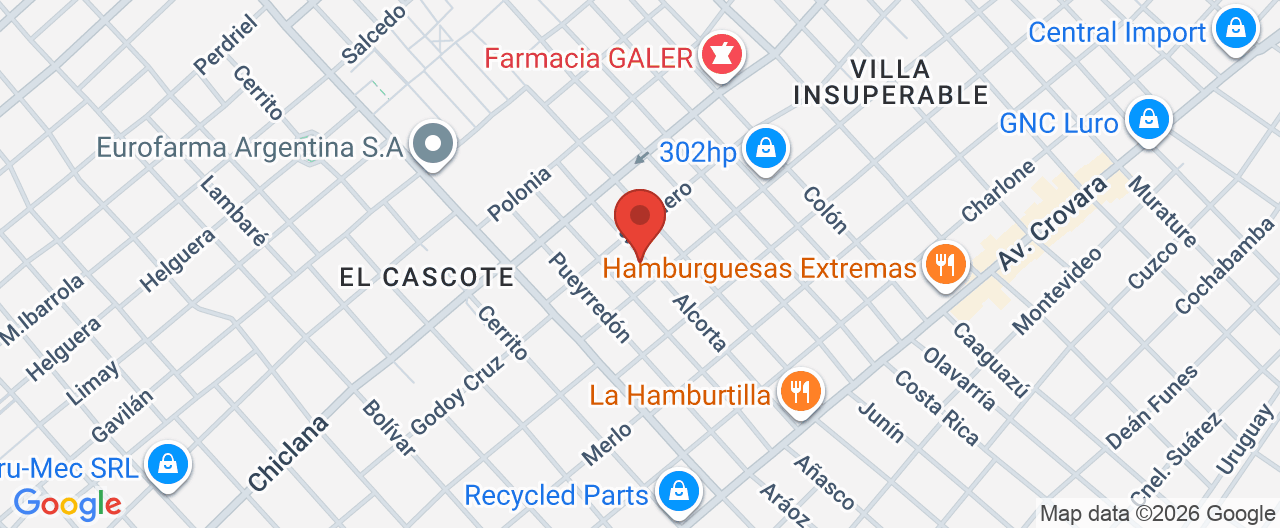 Mapa de la ubicación