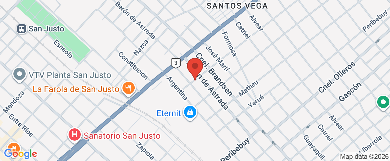 Mapa de la ubicación
