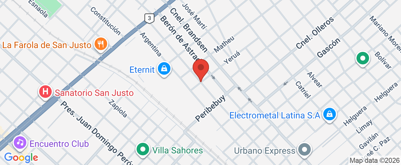 Mapa de la ubicación