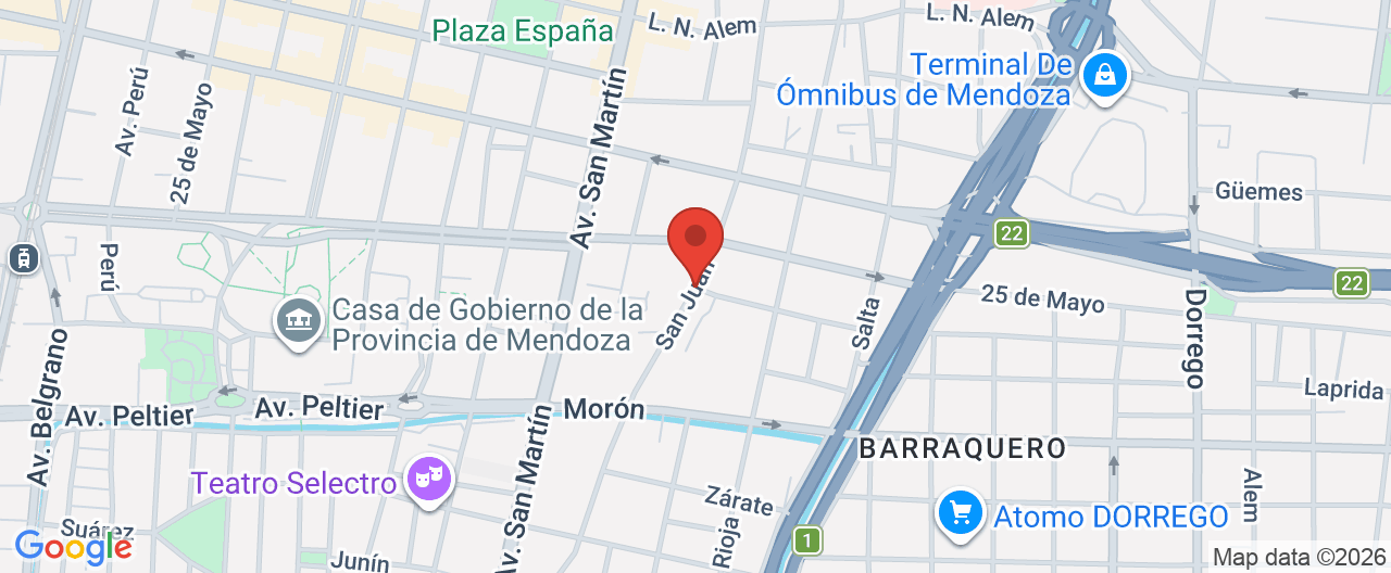 Mapa de la ubicación