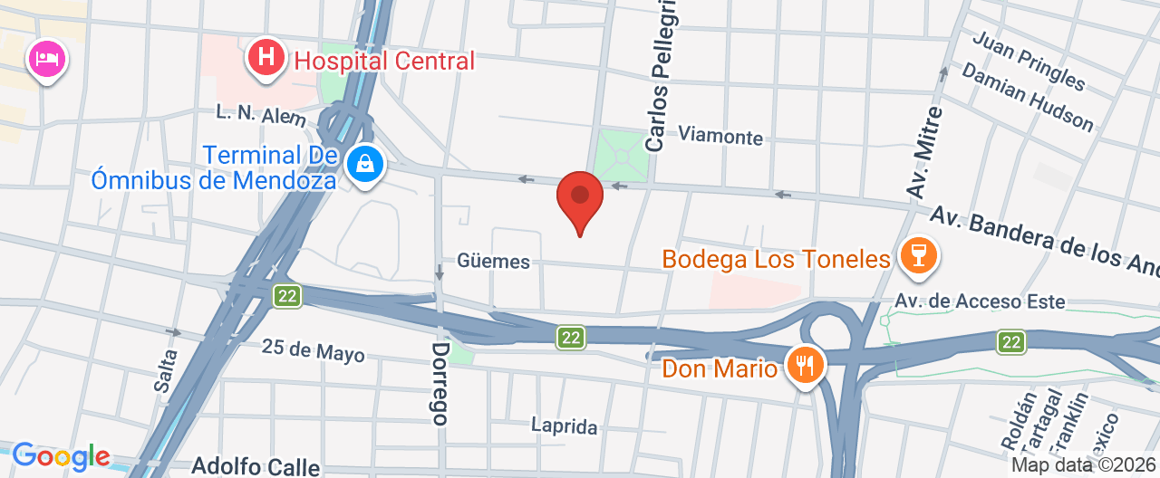 Mapa de la ubicación