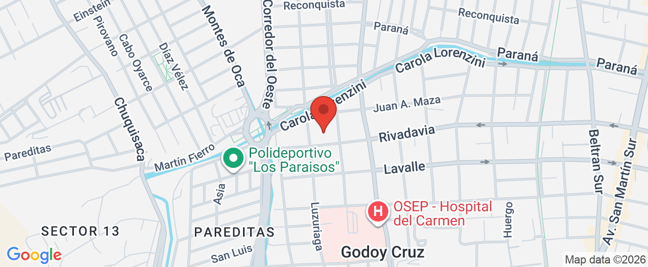Mapa de la ubicación