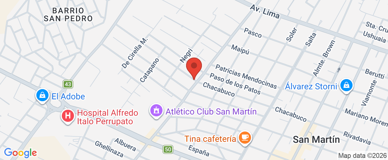 Mapa de la ubicación