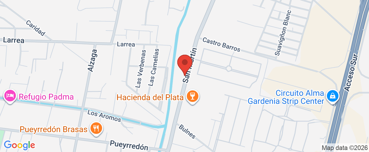 Mapa de la ubicación