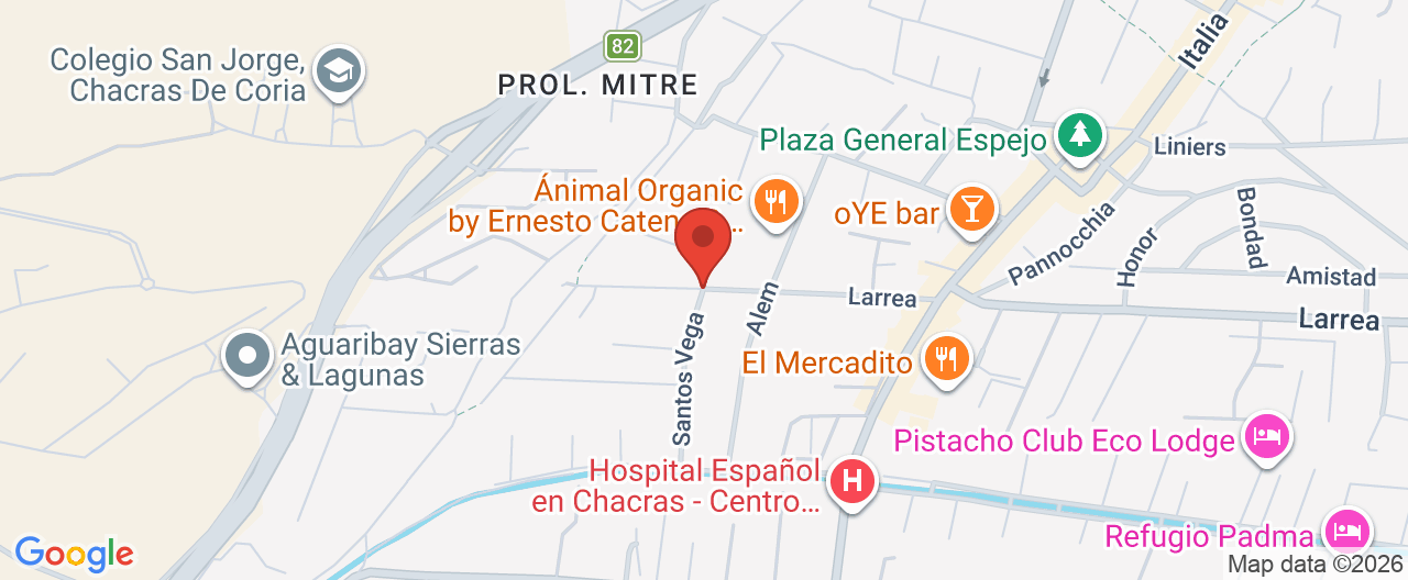Mapa de la ubicación