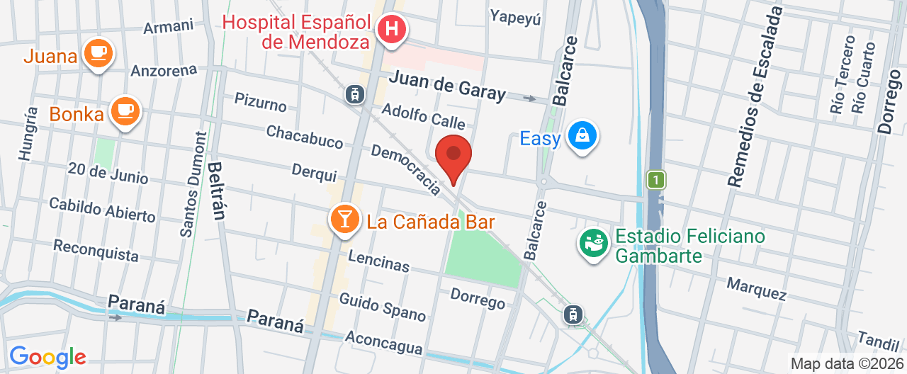 Mapa de la ubicación