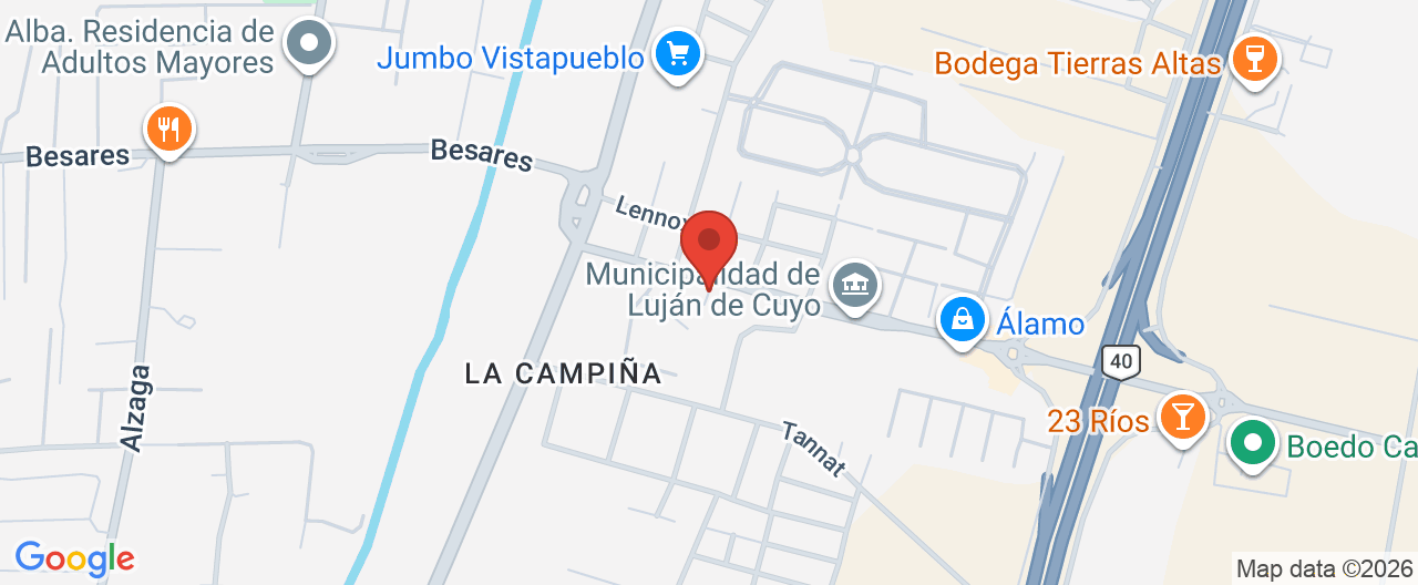 Mapa de la ubicación