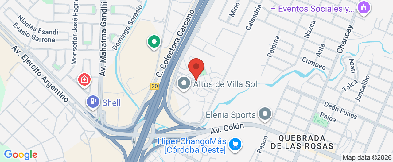 Mapa de la ubicación