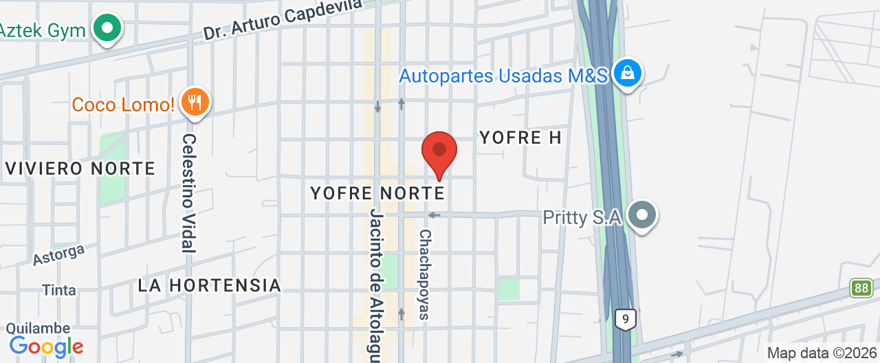 Mapa de la ubicación