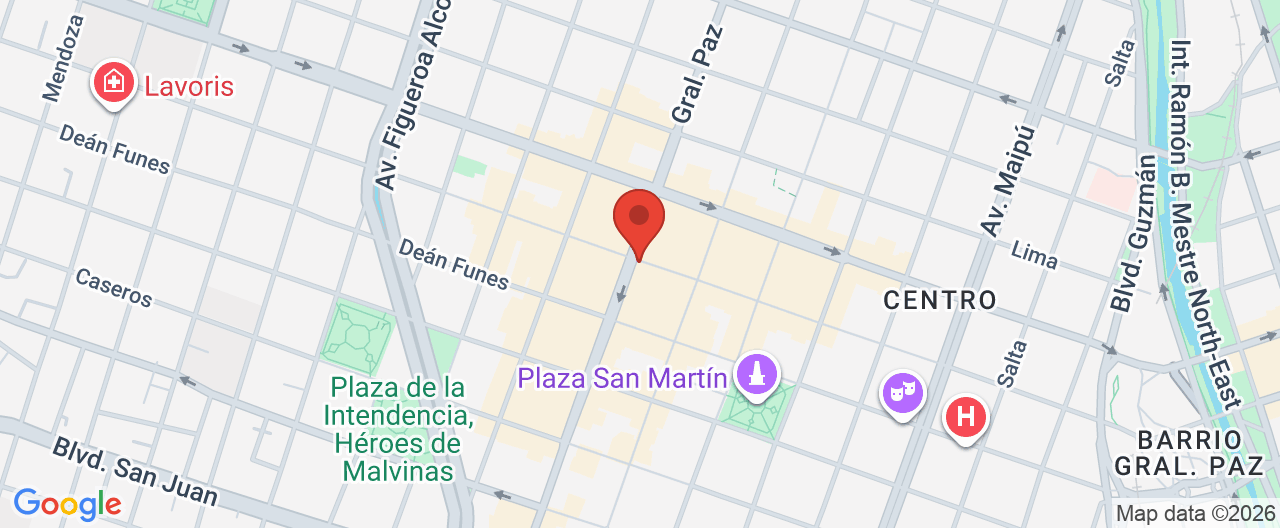 Mapa de la ubicación