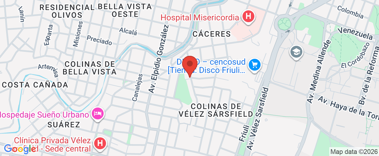 Mapa de la ubicación