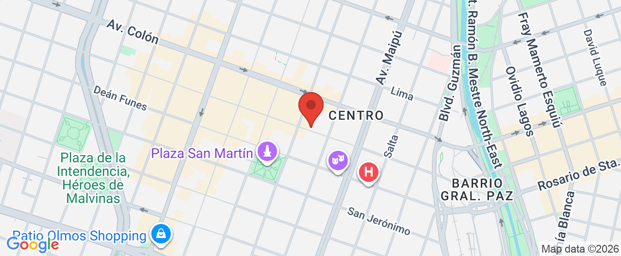 Mapa de la ubicación
