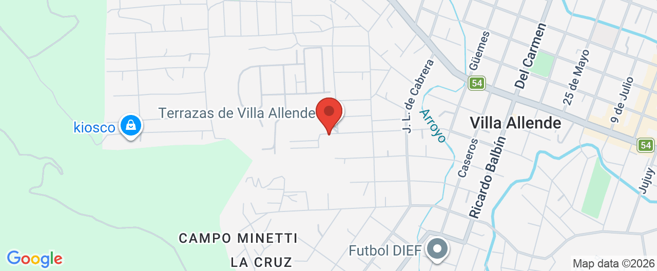 Mapa de la ubicación