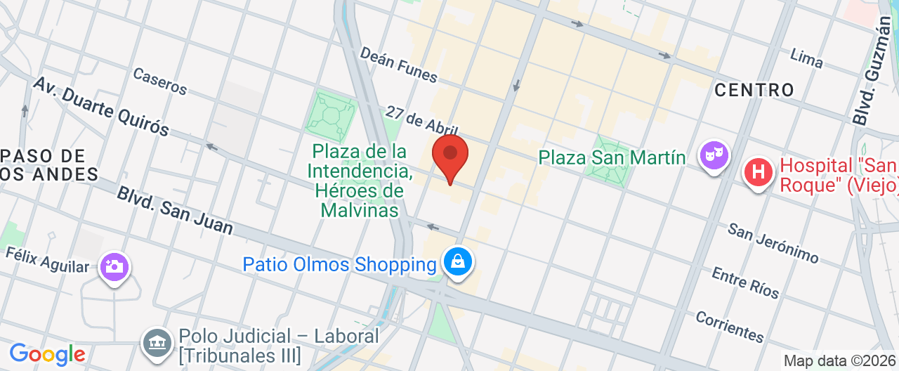 Mapa de la ubicación