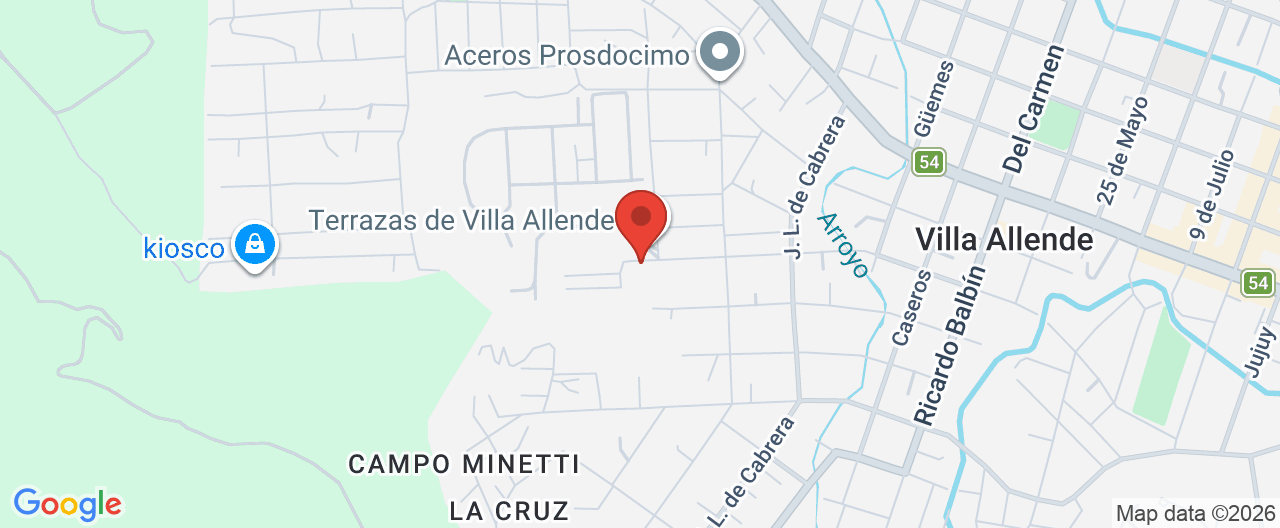 Mapa de la ubicación