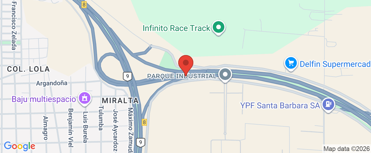 Mapa de la ubicación