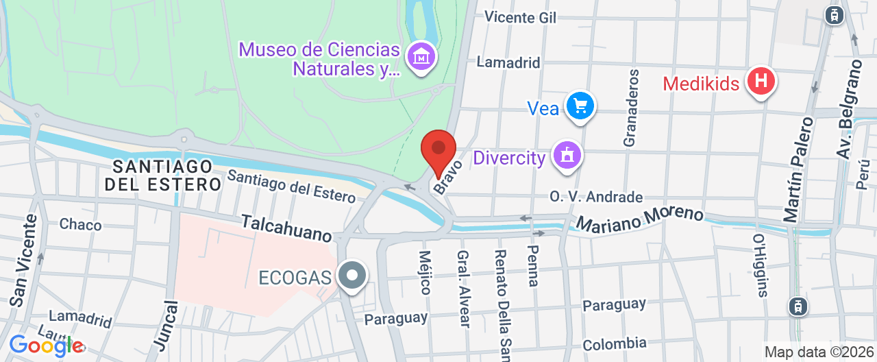 Mapa de la ubicación