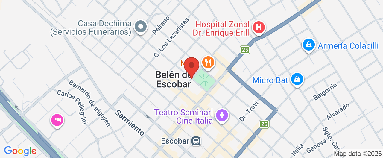 Mapa de la ubicación