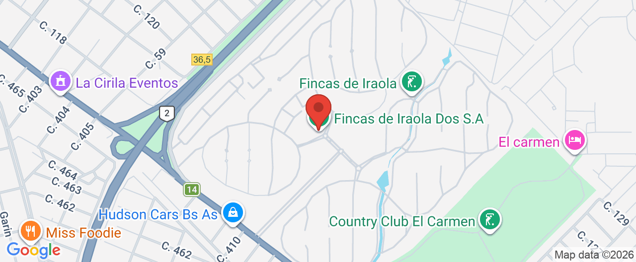 Mapa de la ubicación
