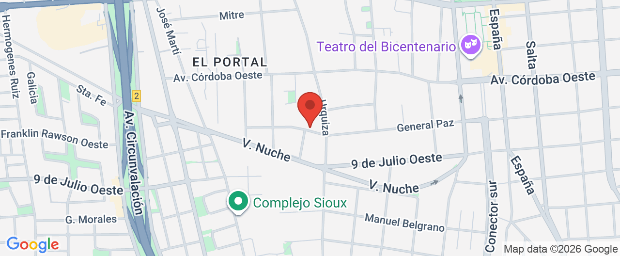 Mapa de la ubicación