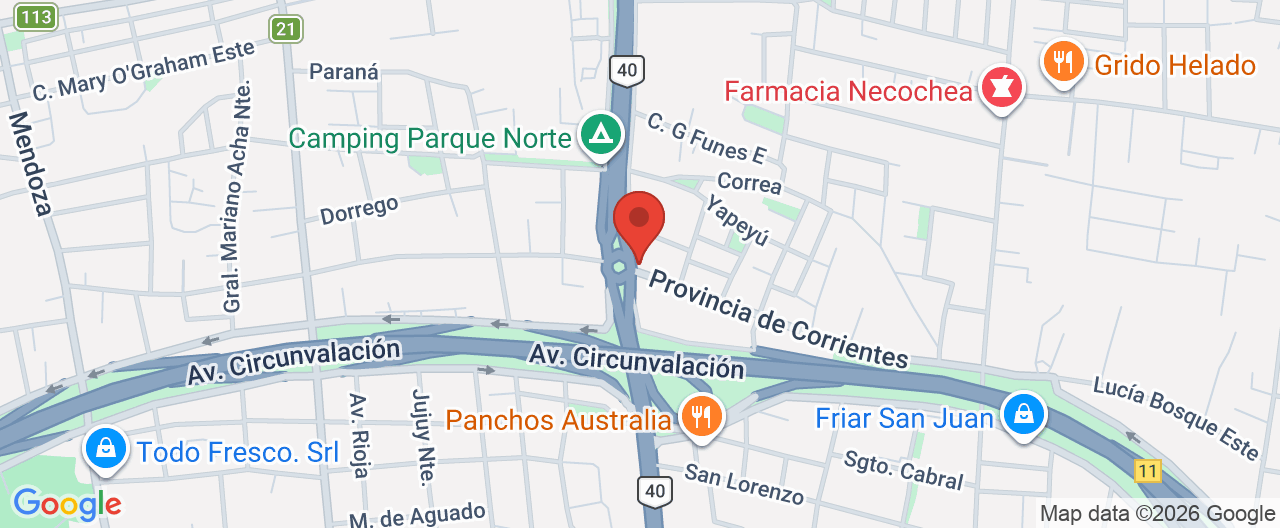 Mapa de la ubicación