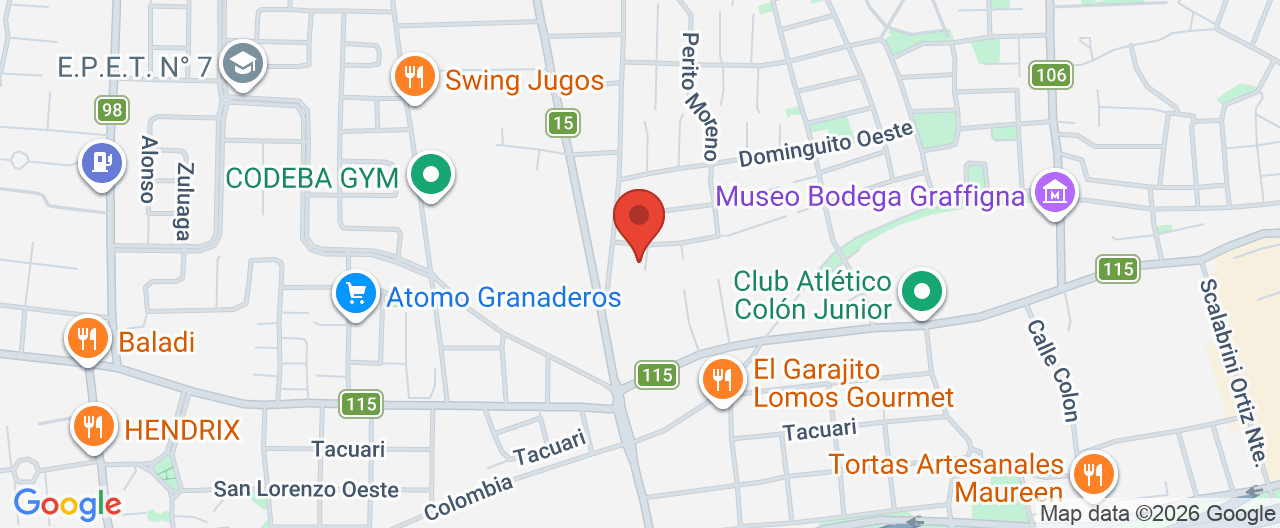 Mapa de la ubicación