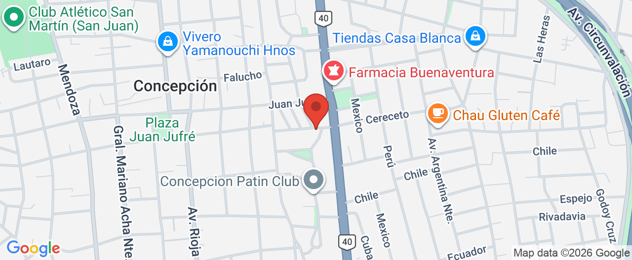 Mapa de la ubicación
