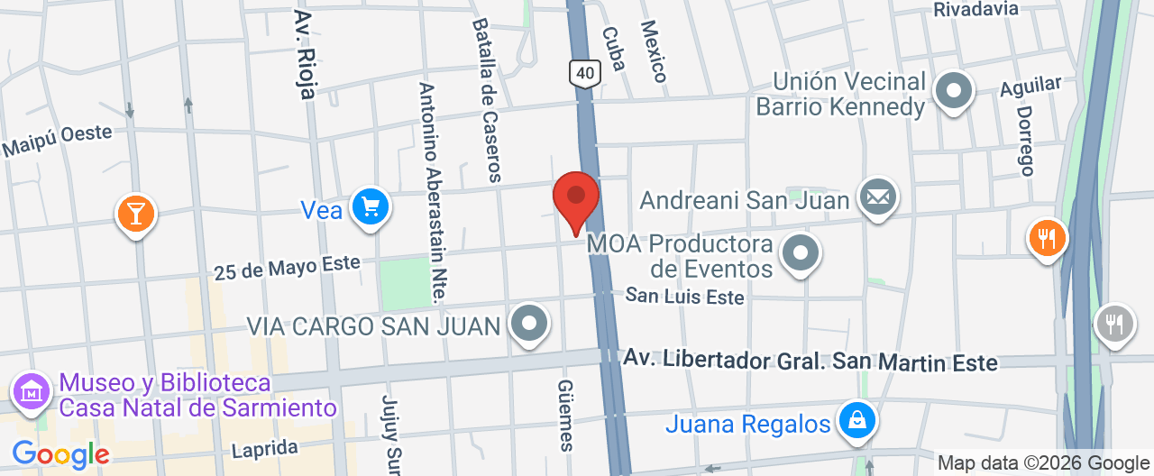 Mapa de la ubicación