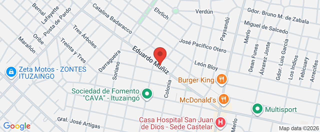 Mapa de la ubicación