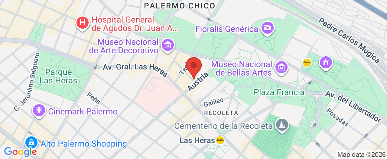 Mapa de la ubicación