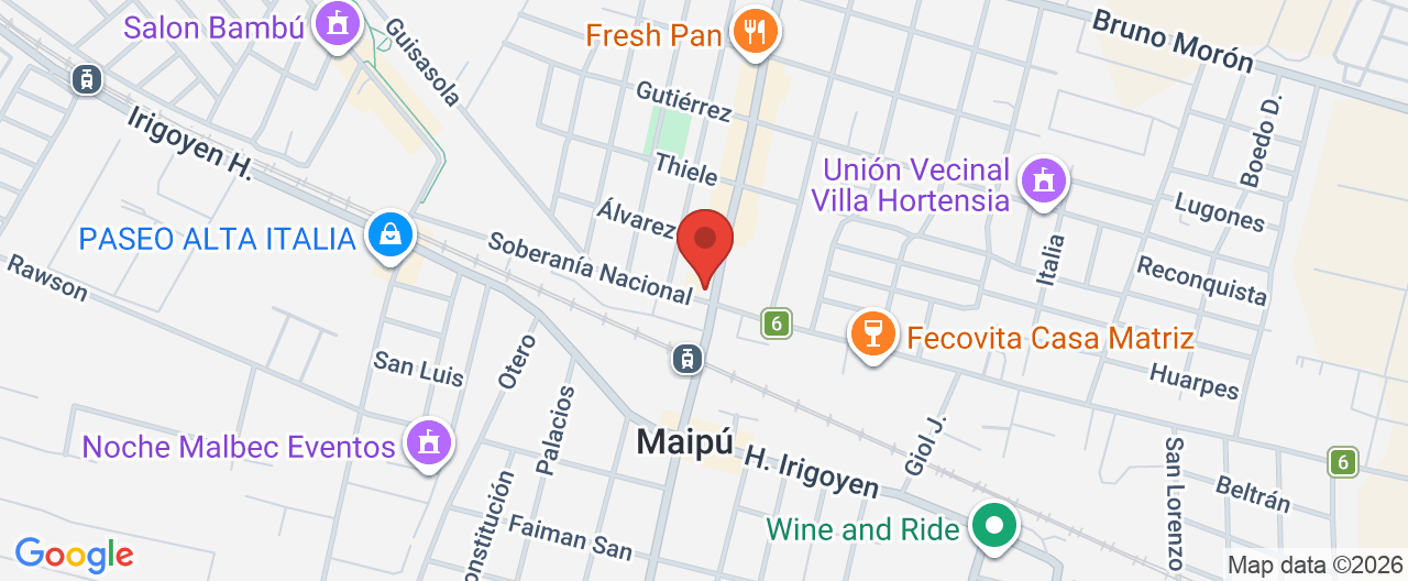 Mapa de la ubicación