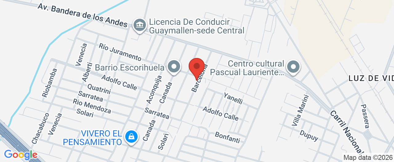 Mapa de la ubicación
